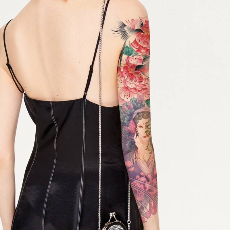 

Figure Graphic Tattoo Sticker, Multicolor