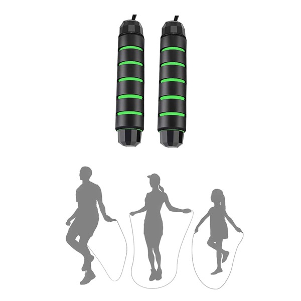 

Striped Skipping Rope, Black