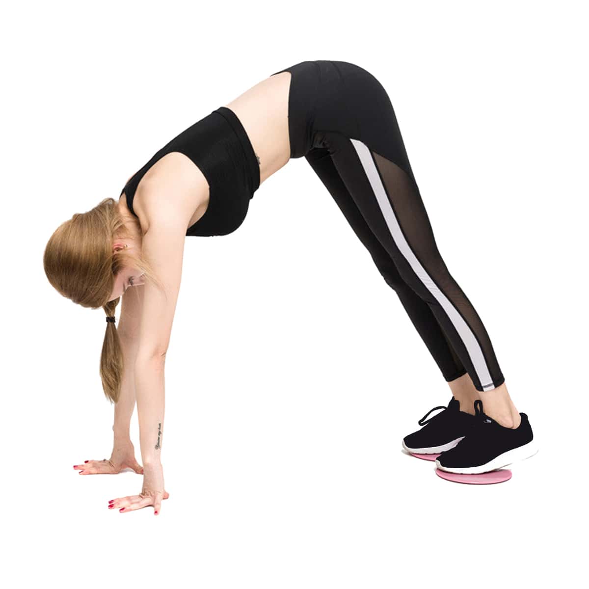 

1pair Simple Fitness Gliding Disc, Pink