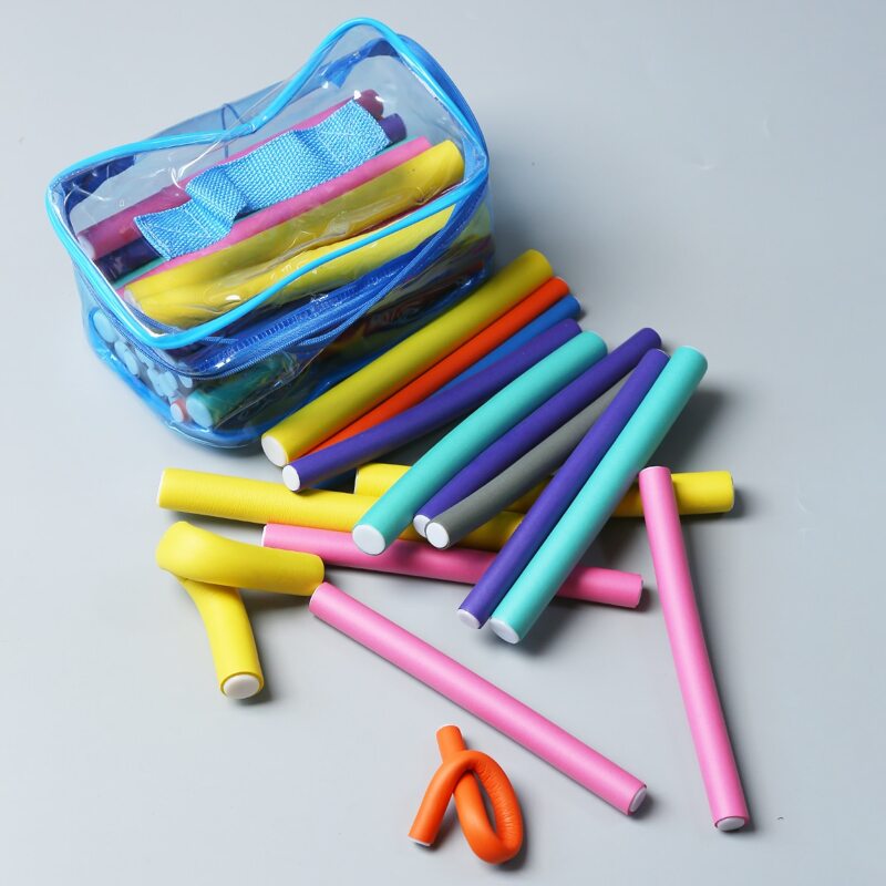 

40pcs Solid Hair Curler, Multicolor