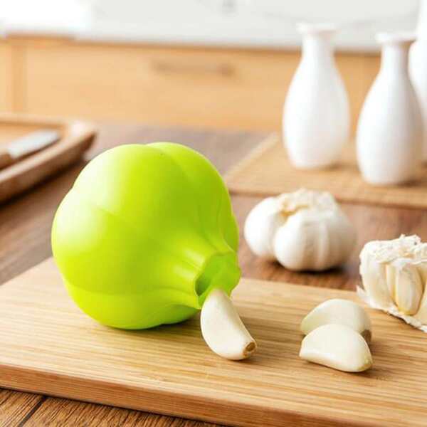

Машина для очистки чеснока в форме чеснока, Зелёные