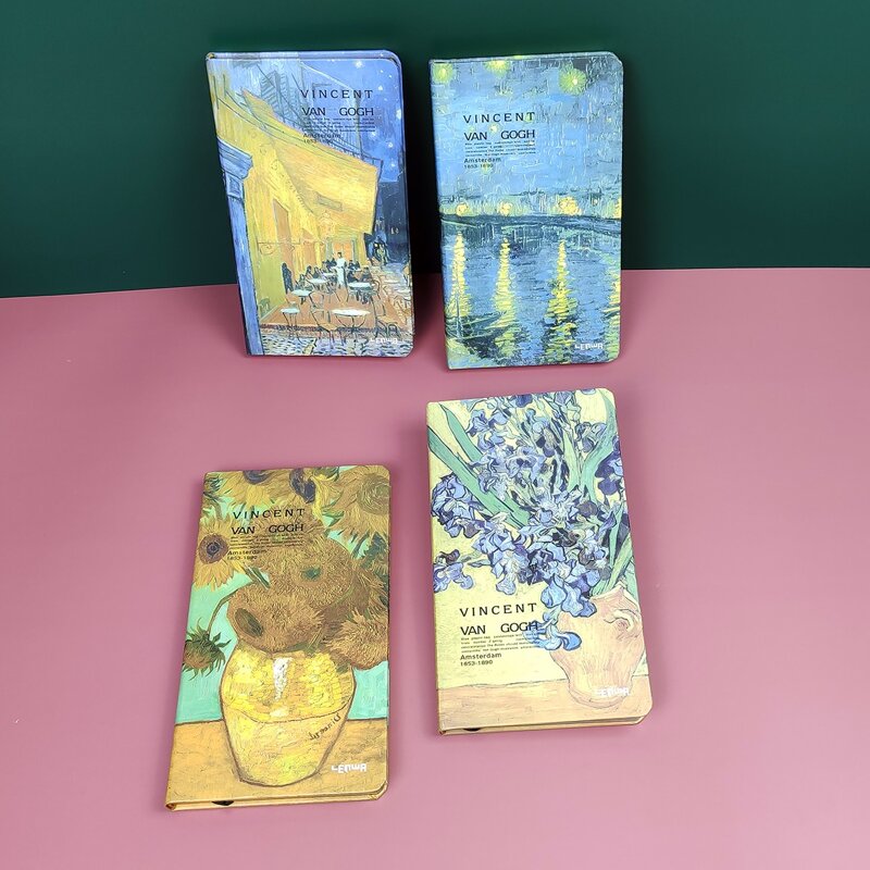 

1pack Oil Painting Random Notebook, Multicolor