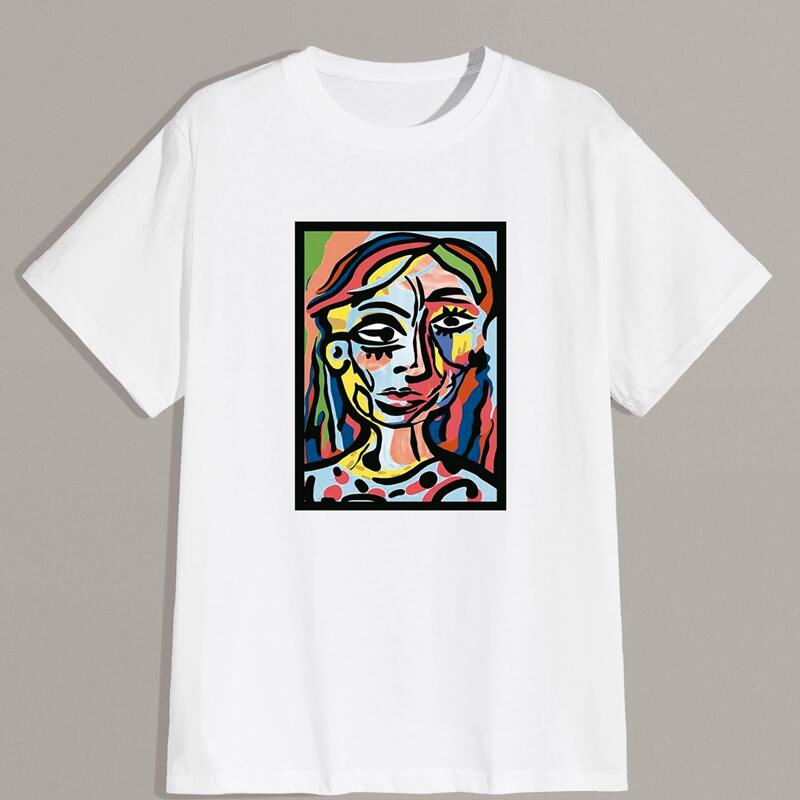

Guys Figure Graphic Tee, White