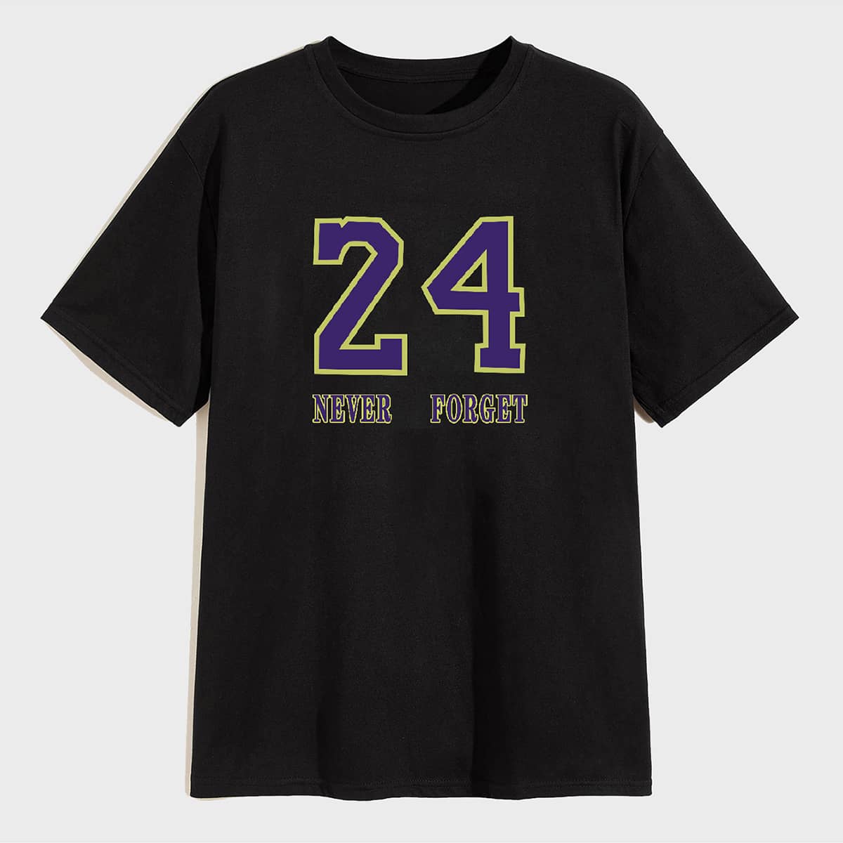 

Guys Letter Graphic Short Sleeve Tee, Black