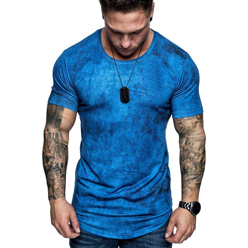 

Guys Tie Dye Short Sleeve Tee, Blue