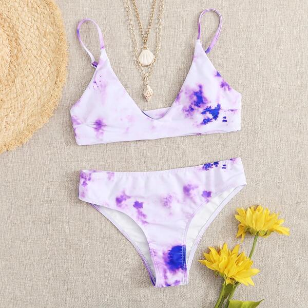 

Tie Dye Bikini Swimsuit, Multicolor