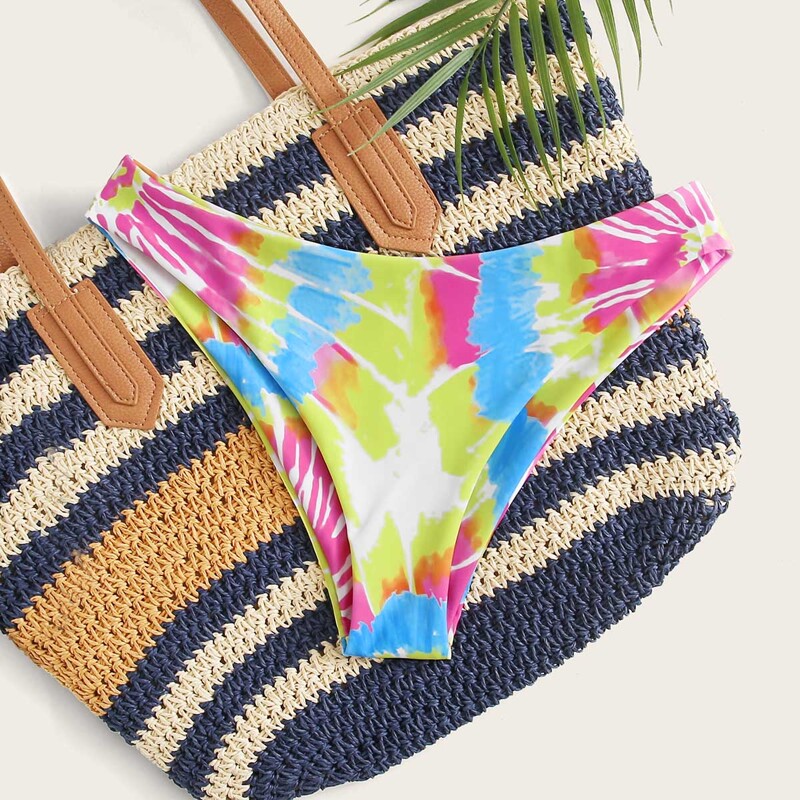 

Tie Dye Cheeky Bikini Panty, Multicolor