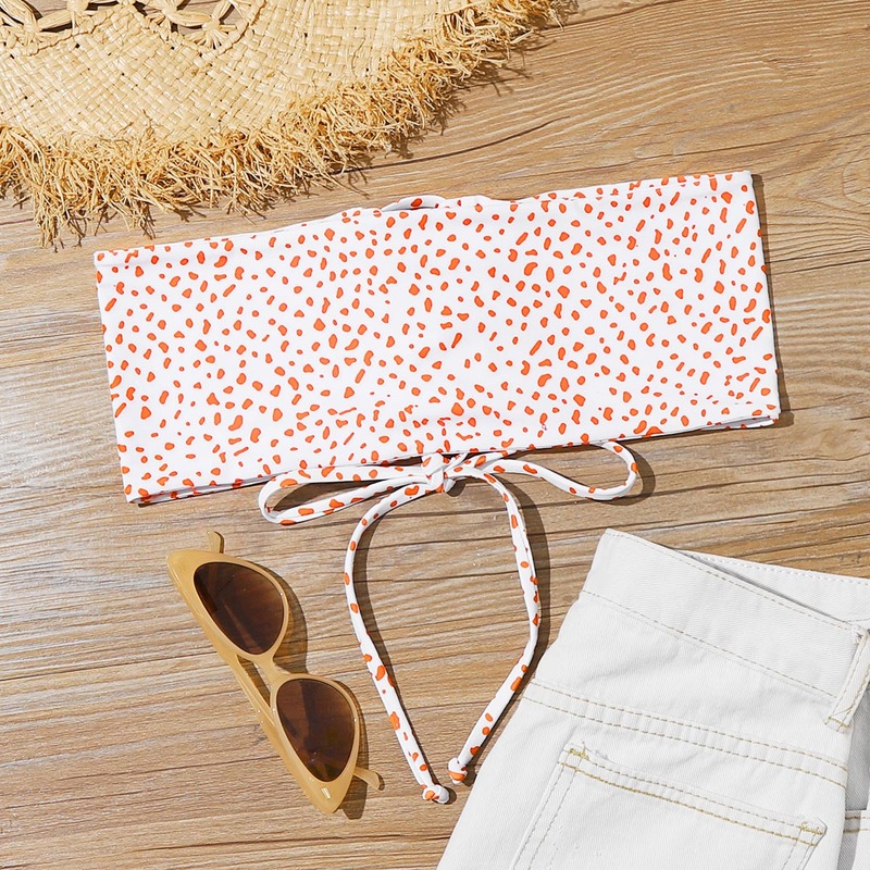 

Dalmatian Bandeau Bikini Top, Multicolor