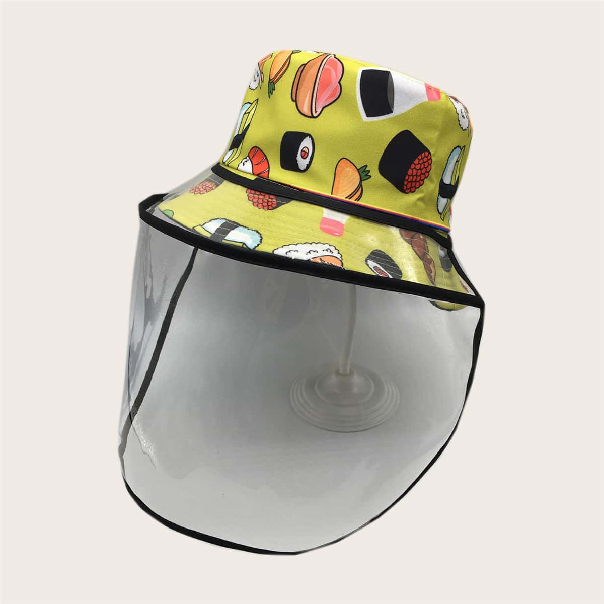 

Guys Graphic Removable Bucket Hat, Yellow