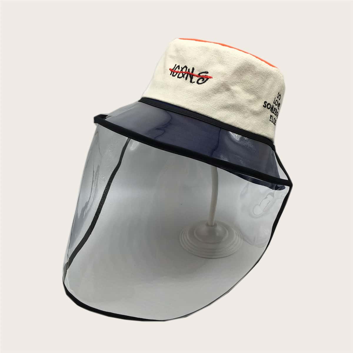 

Guys Embroidery Removable Bucket Hat, Multicolor