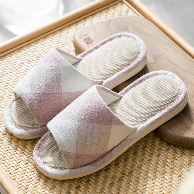 

Open Toe Colorblock Sliders, Pink