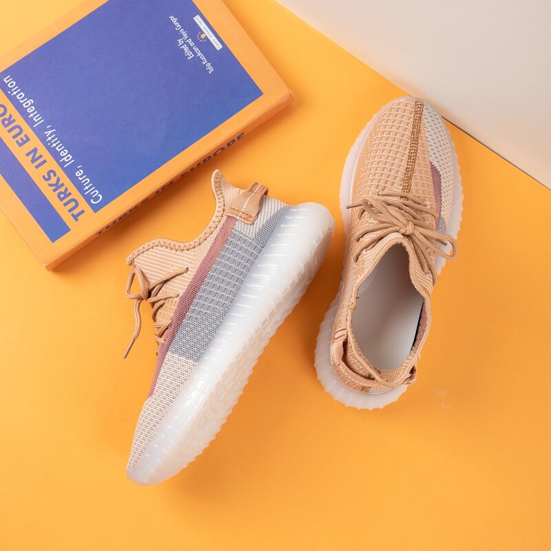 

Guys Lace-up Front Colorblock Sneakers, Orange