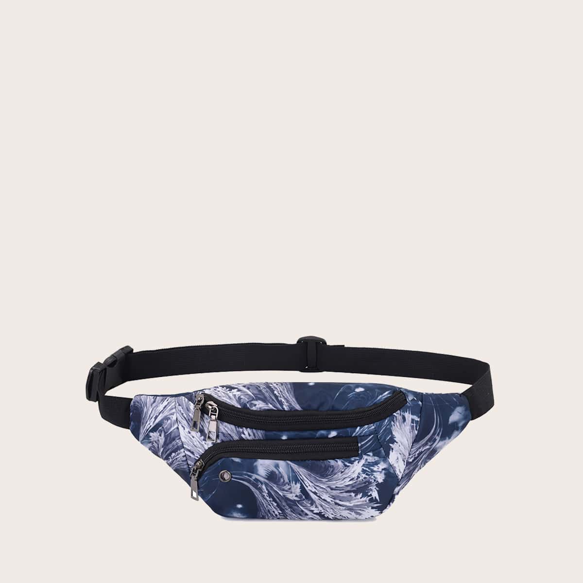 

Guys Zip Front Fanny Pack, Multicolor