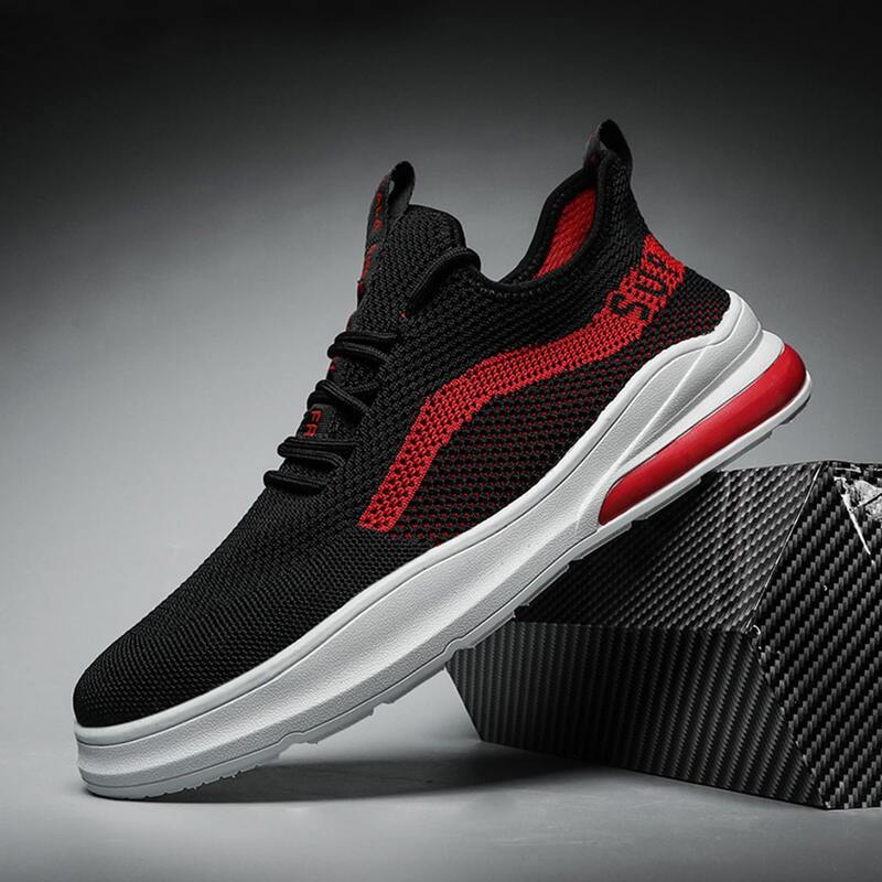 

Guys Lace-up Front Colorblock Sneakers, Black