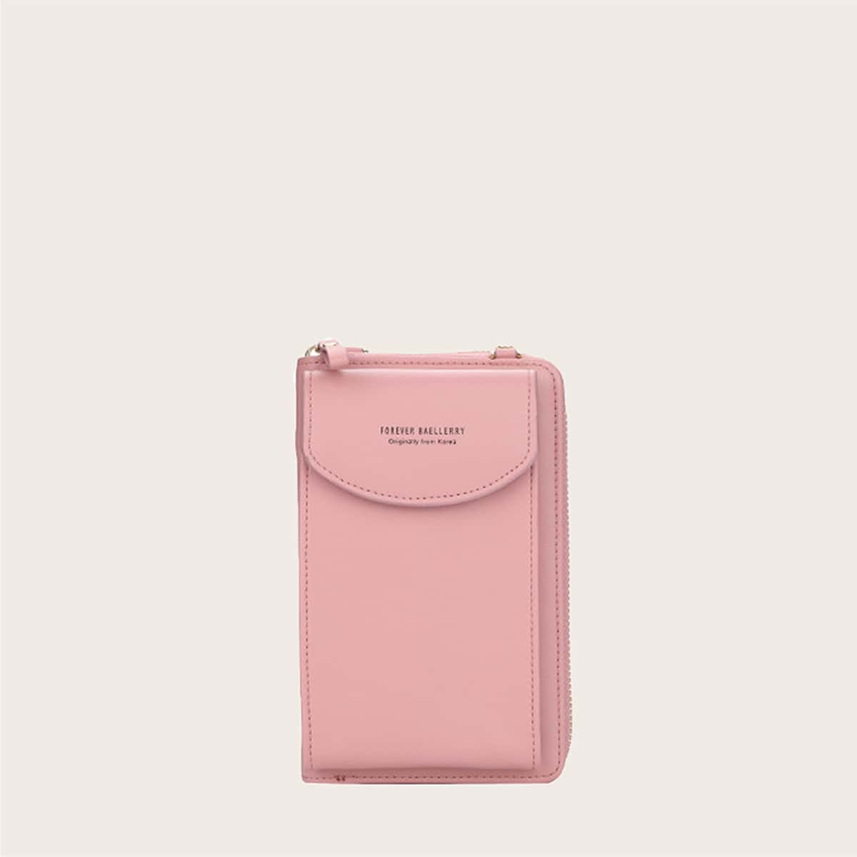 

Letter Graphic Purse, Pink