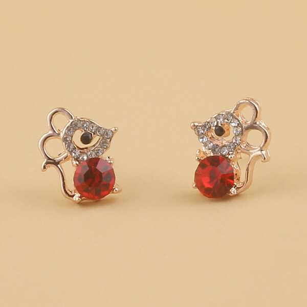 

Серьги со стразами, Многоцветный