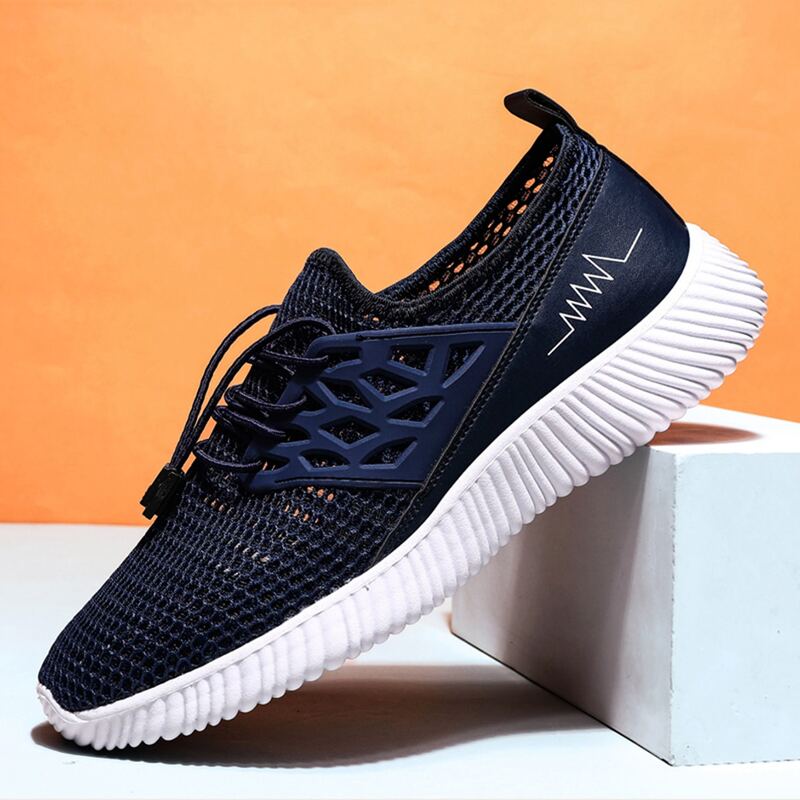 

Guys Lace-up Front Wide Fit Sneakers, Navy