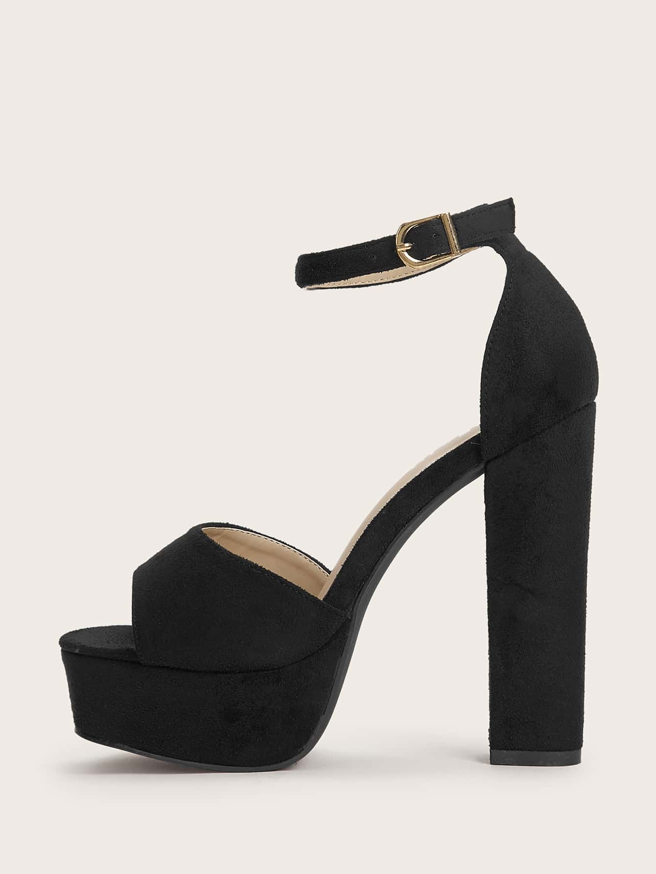 chaussure talon epais