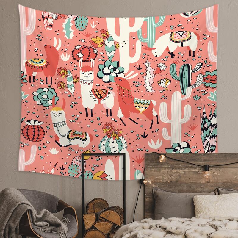 

Cartoon Graphic Tapestry, Multicolor