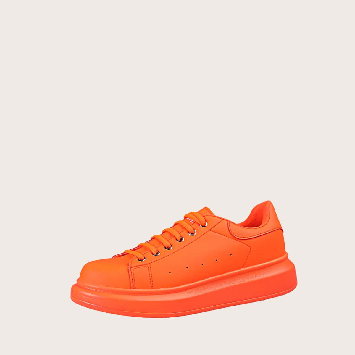

Lace-up Front Skate Shoes, Orange