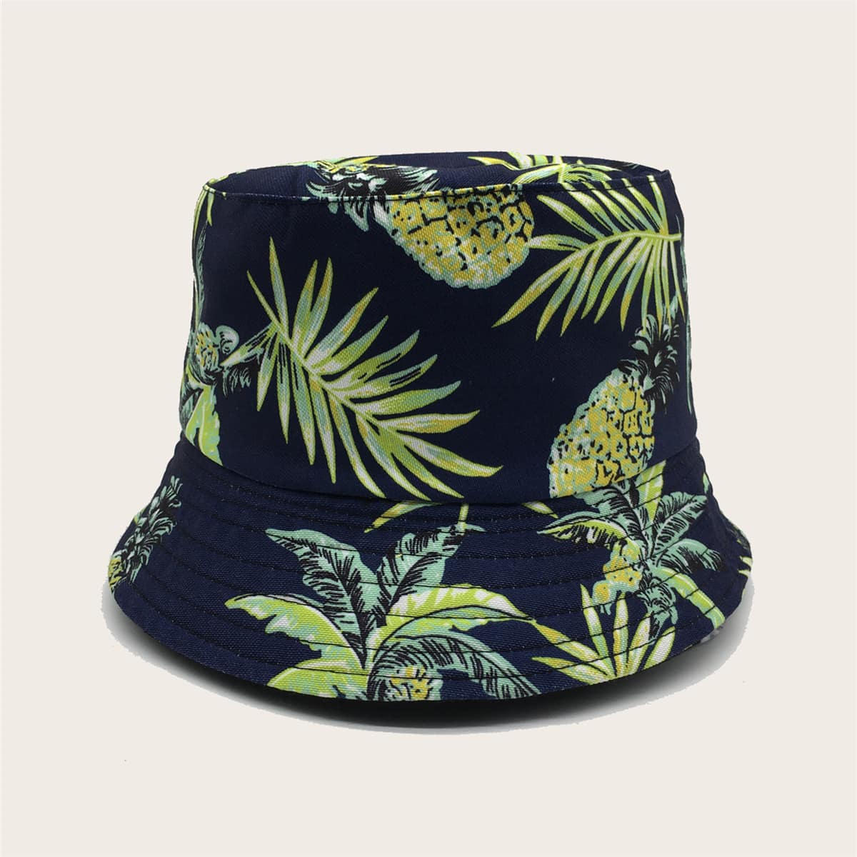 

Guys Fruit Pattern Bucket Hat, Black