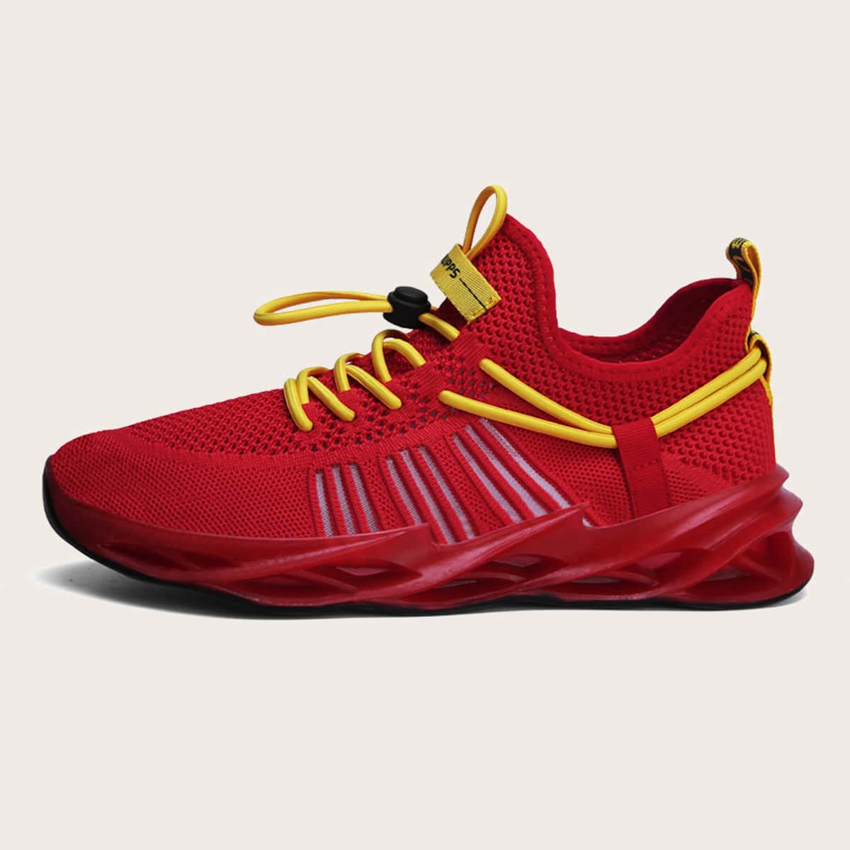 

Guys Lace-up Front Wide Fit Sneakers, Red