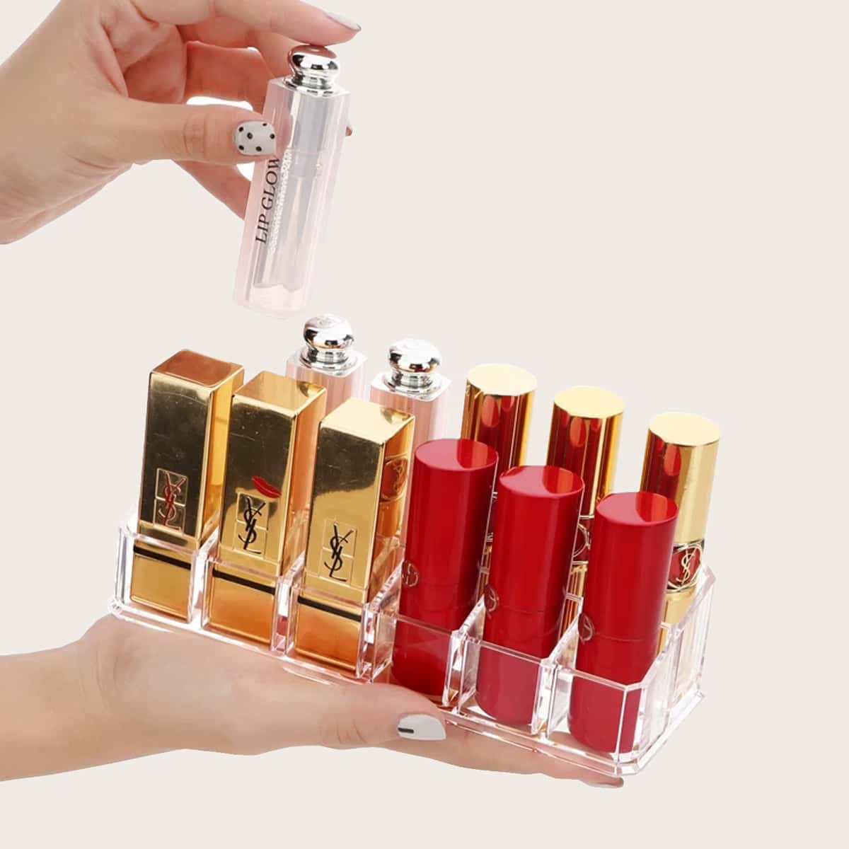 

Multi-grid Cosmetic Storage Box