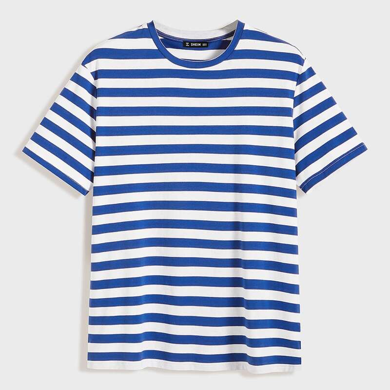 

Guys Striped Tee, Blue