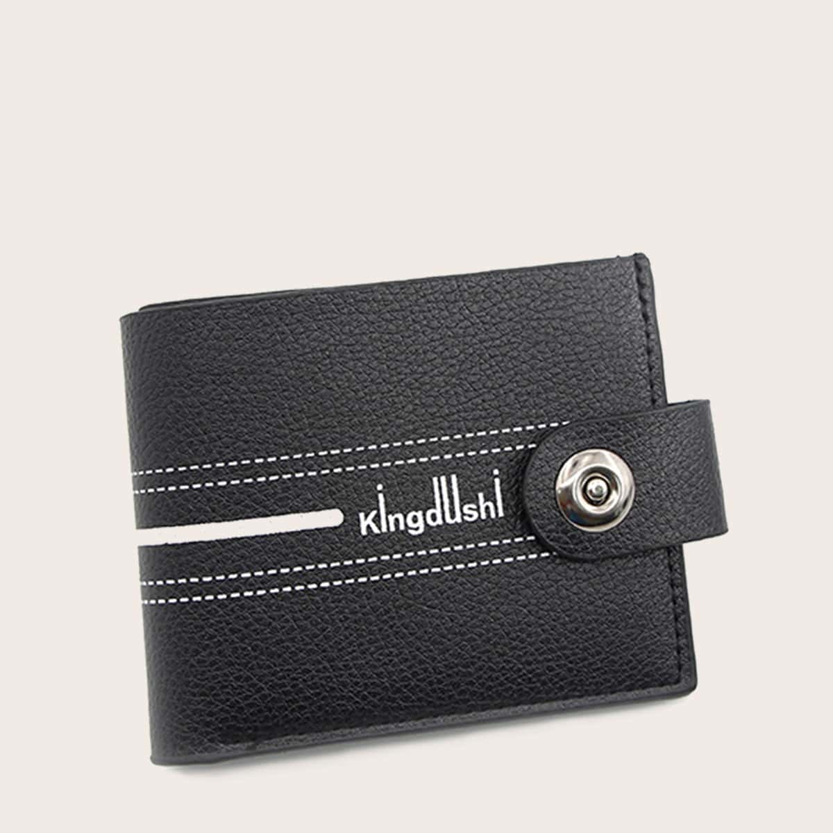 

Guys Letter Graphic Purse, Black