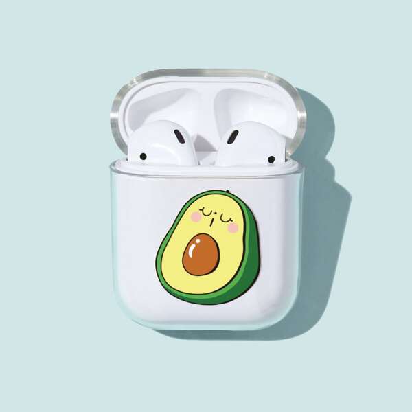 

Avocado Print Clear AirPod Case