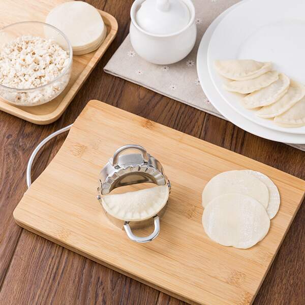 

1pc Stainless Steel Dumpling Mold, Silver