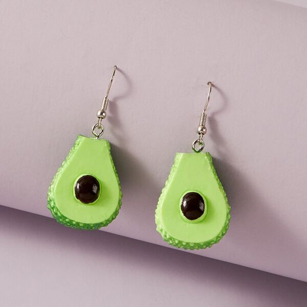 

Fruit Drop Earrings, Green