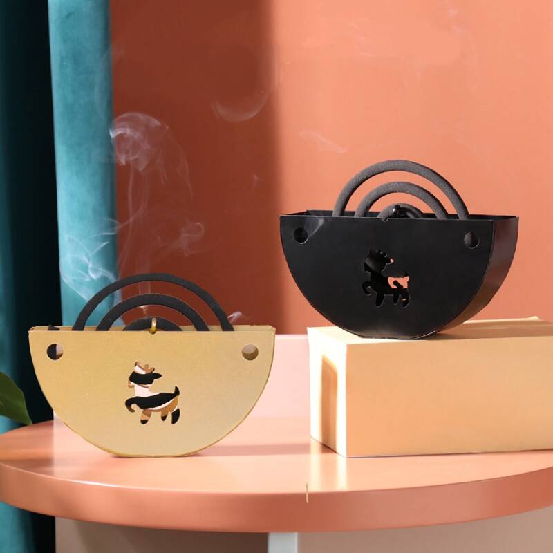

1pc Metal Mosquito Incenses Rack, Multicolor
