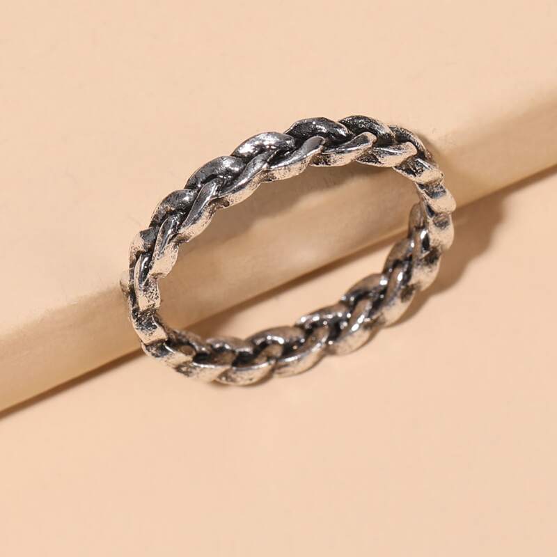 

Braided Design Ring, Silver