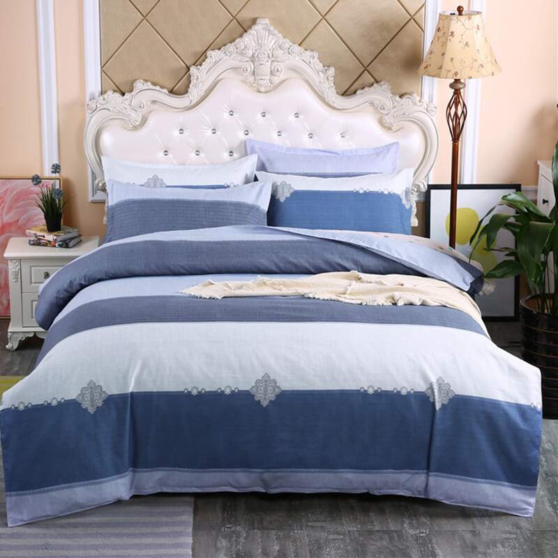

Colorblock Bedding Set Without Filler, Multicolor