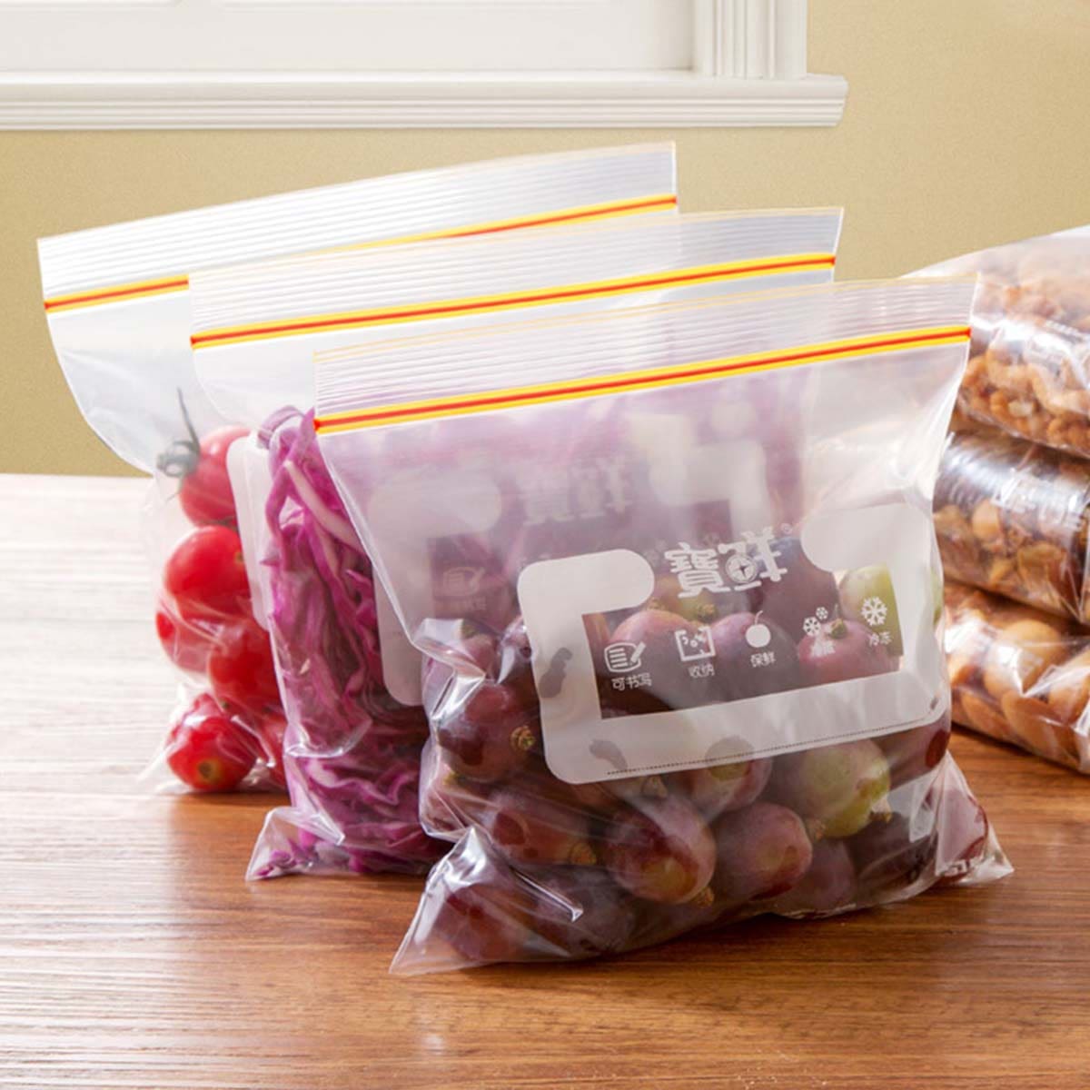 

12pcs Food Ziplock Bag