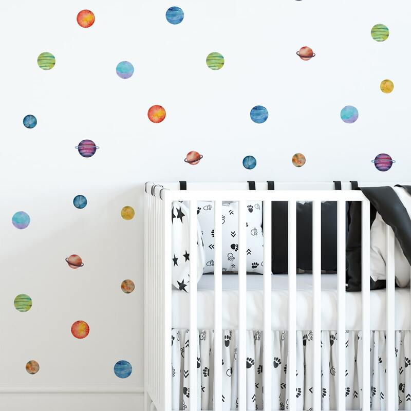 

Planet Print Wall Sticker, Multicolor