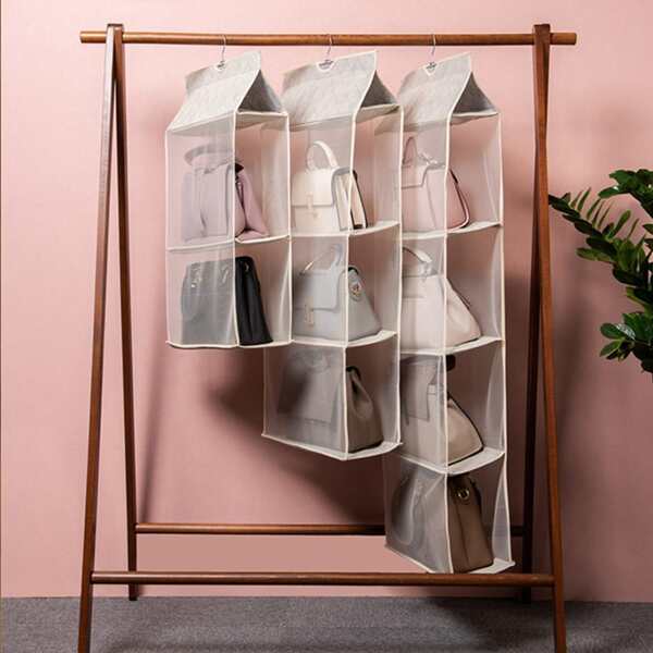 

1pc Hanging Bag Storage Bag, Grey