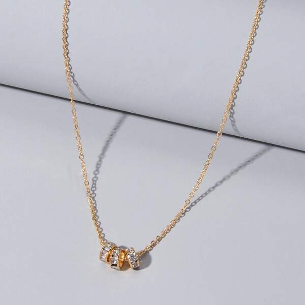 

Ожерелье со стразами, Золотистый