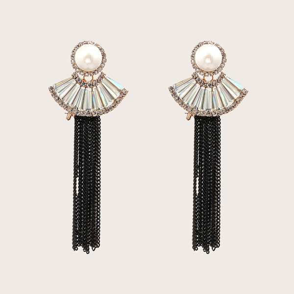 

Tassel Charm Drop Earrings, Multicolor