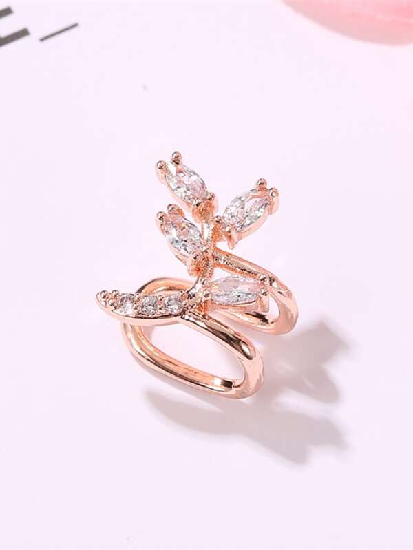 1pc Rhinestone Decor Ear Cuff SHEIN USA