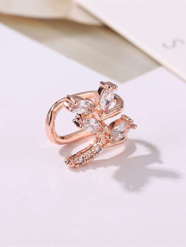 1pc Rhinestone Decor Ear Cuff SHEIN USA