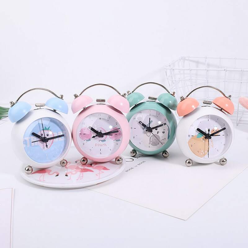 

1pc Fruit Print Alarm Clock