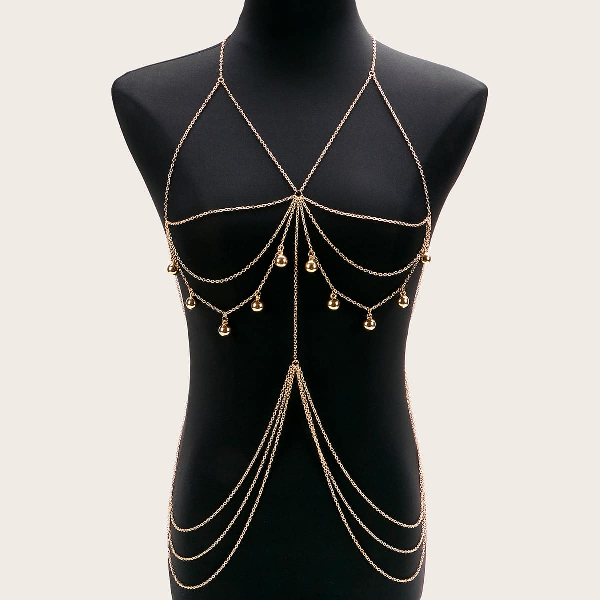 

Ball Decor Body Chain, Gold