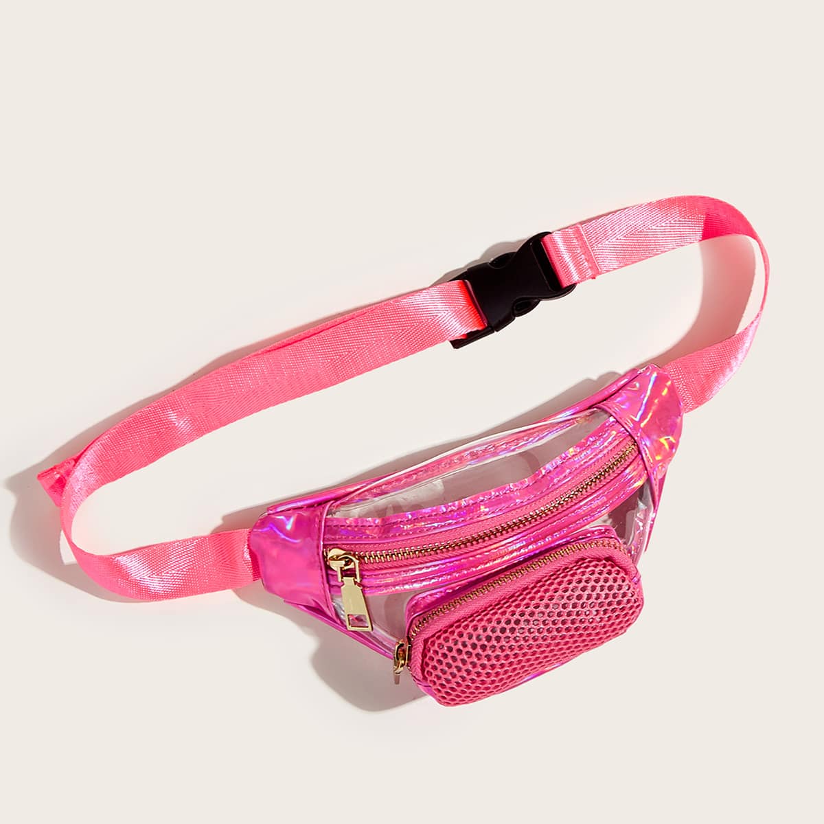 

Clear Fanny Pack, Pink