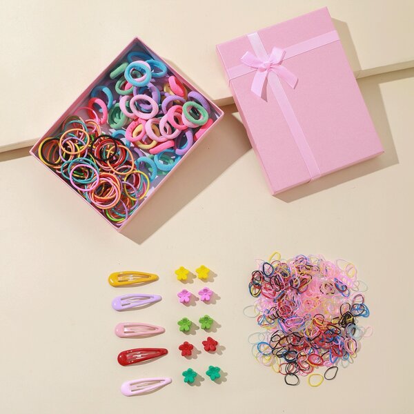 

565pcs Toddler Girls Hair Accessory Set, Multicolor