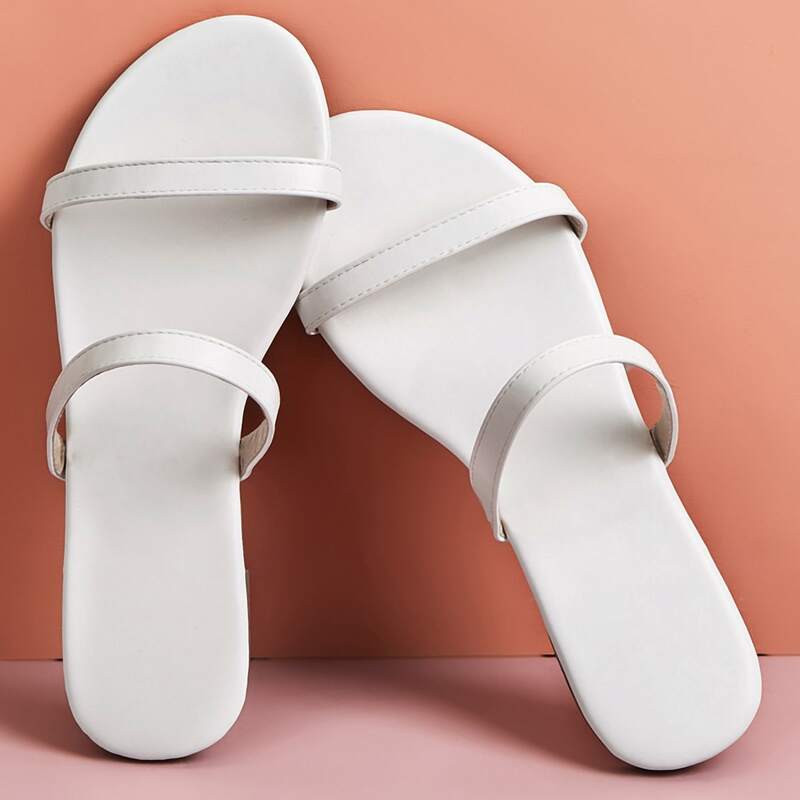 

Minimalist Flap Sliders, White