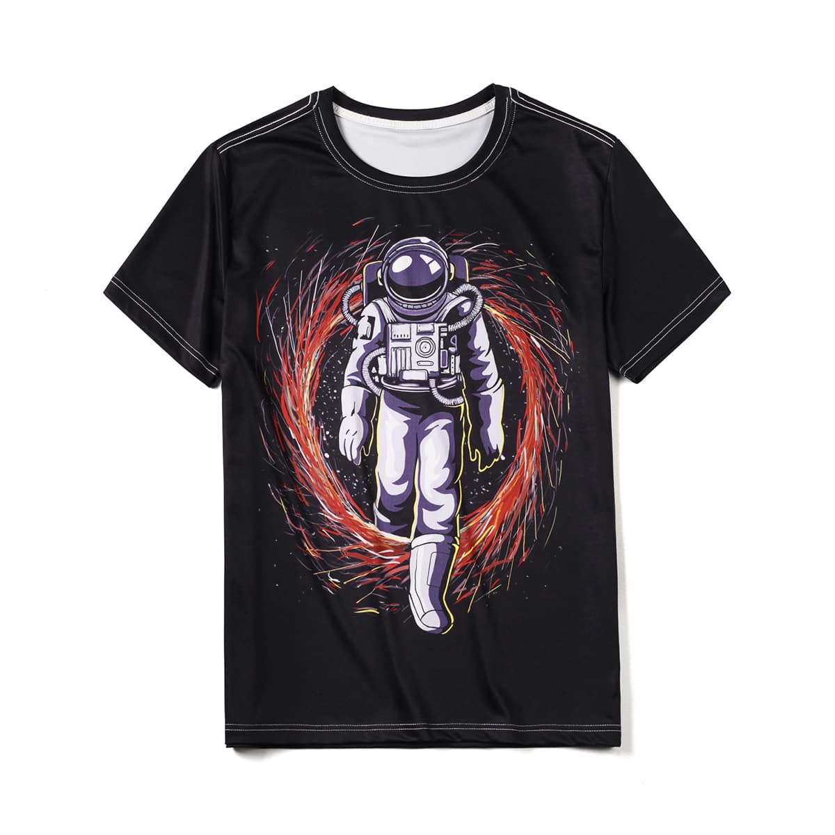 

Guys Astronaut Graphic Tee, Black
