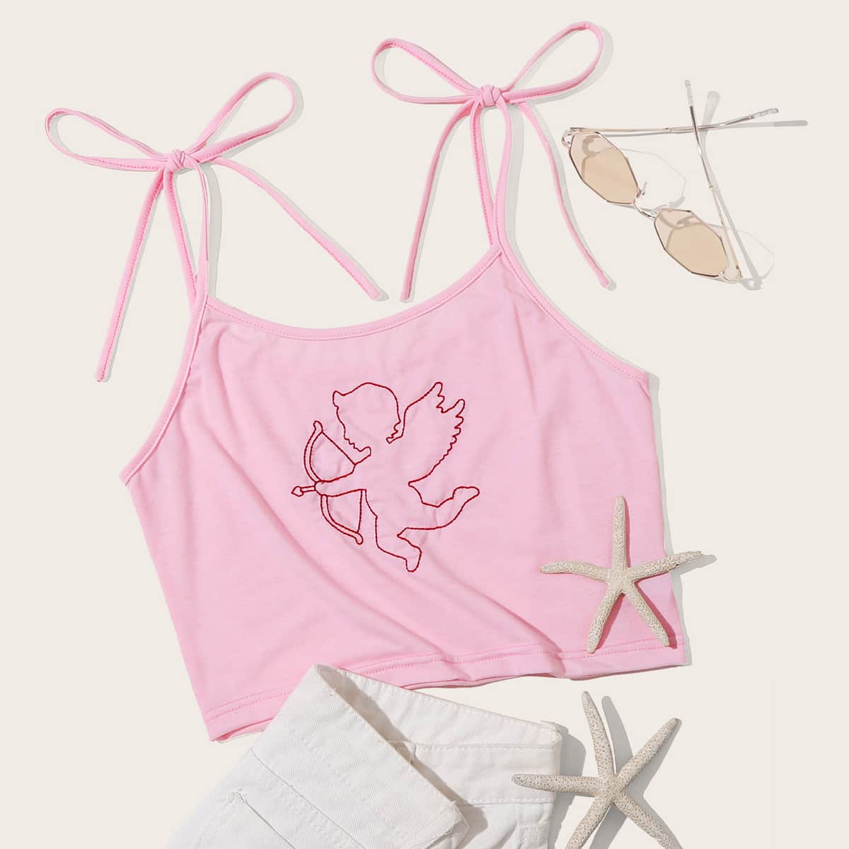 

Angel Graphic Pink Cami