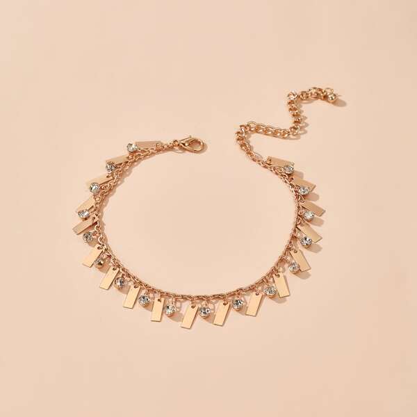 

Gek Chain Anklet, Золотистый